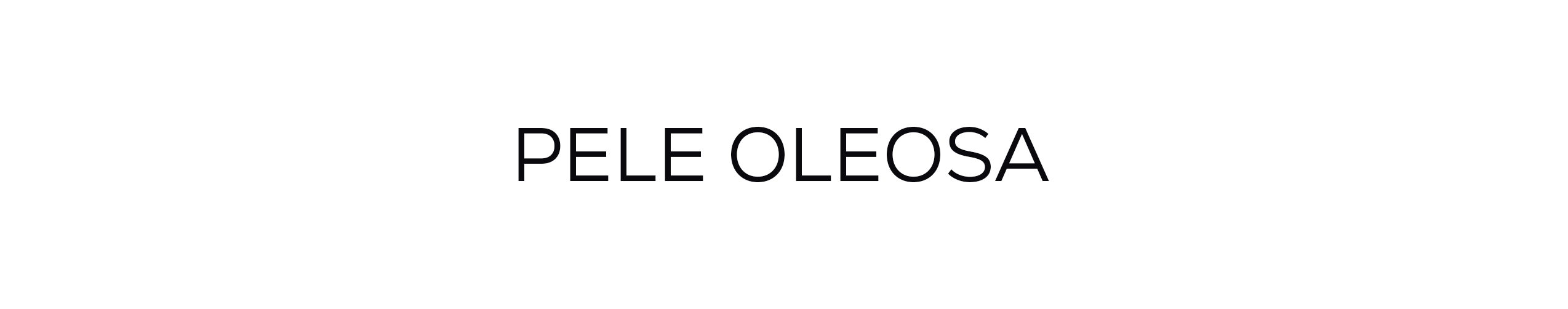Pele oleosa